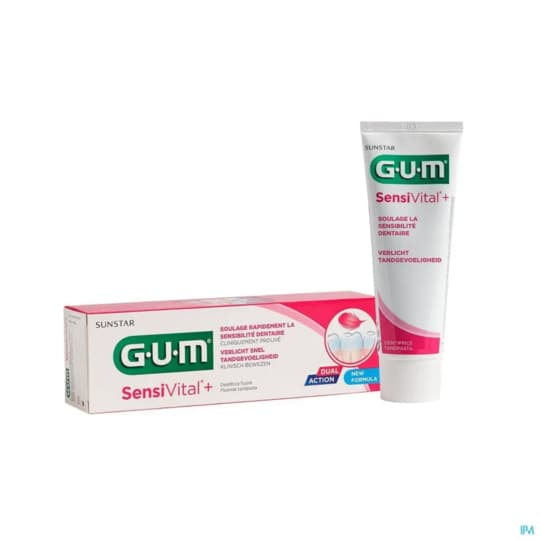 GUM DENT SENSIVITAL+ 75ML — Pharmacie Plaine Haute - Crosne