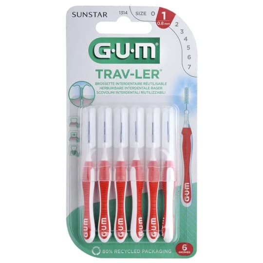 GUM TRAVLER BROSSET 1314 6 — Pharmacie Européenne 24/24 de la place de clichy