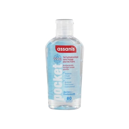 Assanis gel antibactérien - 80ml — Pharmacie Rollin Centre