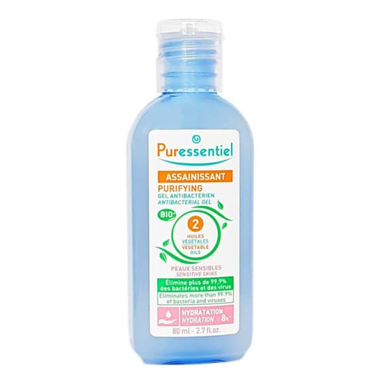 PURESSENTIEL GEL HYDR/ALC SENS80ML — Pharmacie Riviera