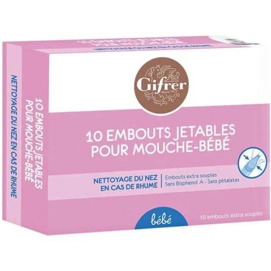 MOUCHE-BB GIFRER RECH EMBOUT X10 — Pharmacie Maritime
