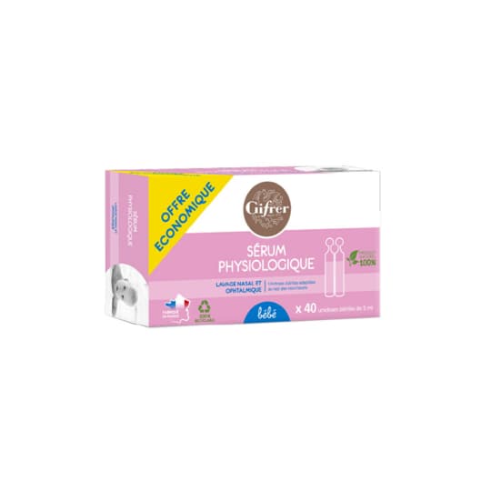 Gifrer Serum Physiologique Solution Nasale Ophta Bebe 5ml 40 — Pharmacie De Mailloles