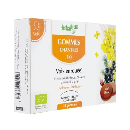 HERBALGEM GOM CHANTRES BIO — Pharmacie de l'Ours