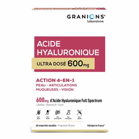 GRANIONS ACIDE HYALURONIQUE CPR 60 — Pharmacie des Banquets