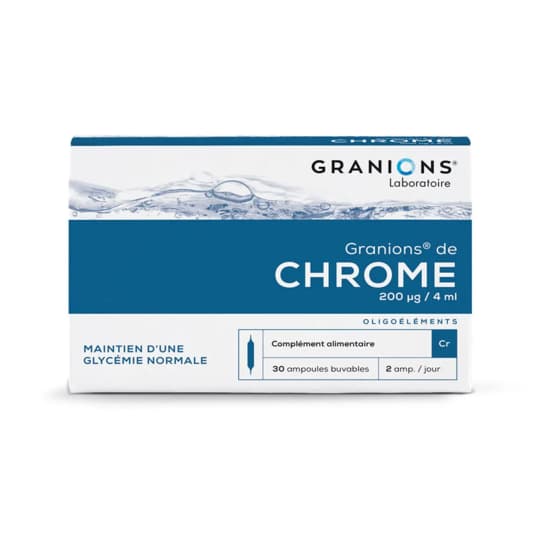 GRANIONS CHROME 200MCG AMPBUV30 — Pharmacie Rocade by Nexum