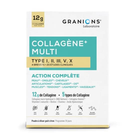 GRANIONS COLLAGENE+ MULTI PDR 260G — Pharmacie Centrale de l'Est
