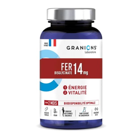 GRANIONS FER 14 MG GELUL 60 — Pharmacie Guy Môquet