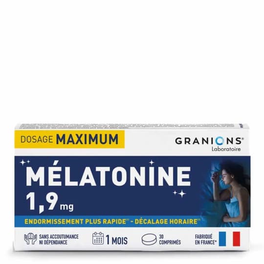 Granions Melatonine 1mg9 Comprime 30
