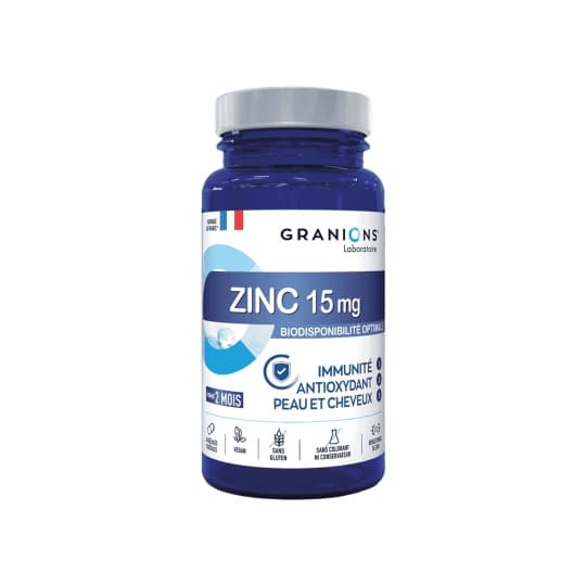 GRANIONS ZINC 15MG CPR 60 — Pharmacie Fellous