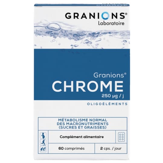 GRANIONS CHROME 250UG CPR 60 — Pharmacie Jeanne Hachette