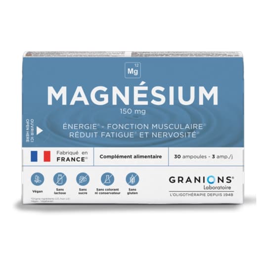 GRANIONS MAGNESIUM AMP BUV 2ML 30 — Pharmacie du Centre Gennevilliers