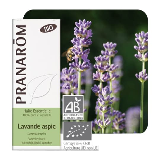PRANAROM HE BIO LAVANDE ASPIC 10ML — Pharmacie Pharmagreen Boucicaut