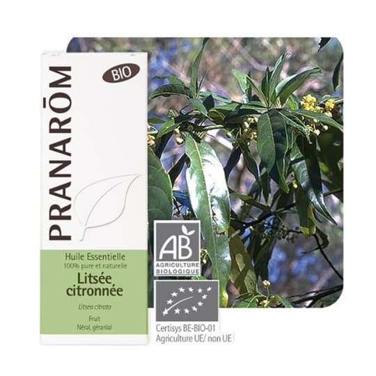 PRANAROM HE BIO LITSEE CITRON 10ML — Pharmacie Lafayette Bordeaux