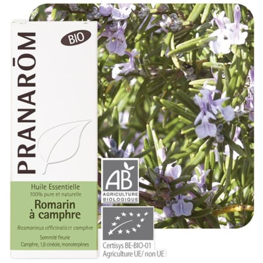 PRANAROM HE BIO ROMARIN CAMPH 10ML — Pharmacie Pharmagreen Boucicaut