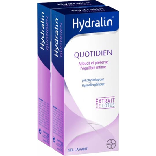 HYDRALIN QUOTIDIEN GEL LAV 400MLX2 — Pharmacie Bouton - Armentières