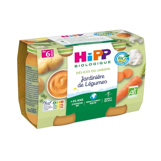 HIPP JARDINIERE LEGUME 190G X2 — Pharmacie Apothical Nanterre Université
