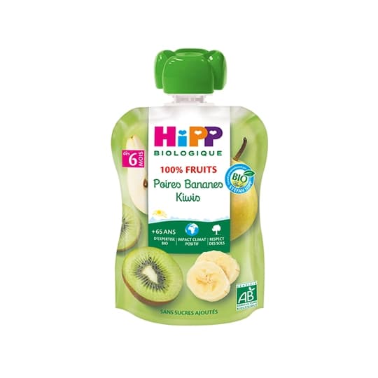 HIPP COMPOTE POIR BAN KIW GOURD90G — Pharmacie Lamarck