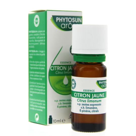 PHYTOSUNAROM CITRON JAU BIO HE10ML — Pharmacie Port Royal