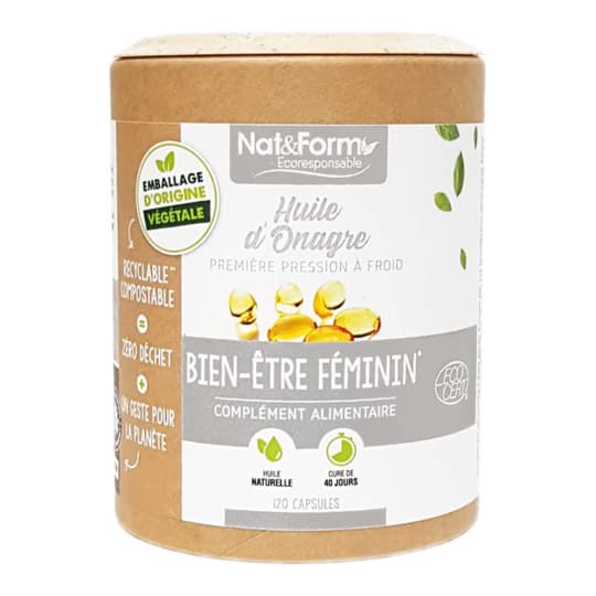NAT&FORM ECO ONAGRE CAPS120 — Grande Pharmacie des Halles Pharma