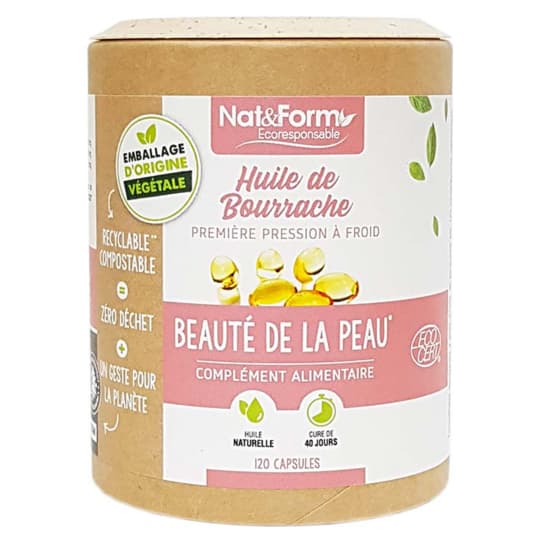NAT&FORM ECO BOURRACHE BIO CAPS120 — Pharmacie Apothical Carré Sénart