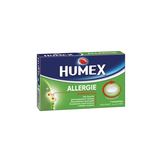 HUMEX ALLERGI LORATADINE 10MG CPR7 — Pharmacie Belgrand Tenon