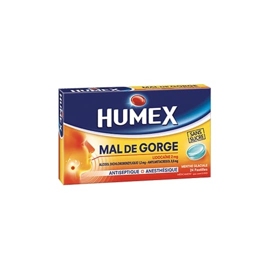 HUMEX MAL GORGE LIDOC MENTH S/S24 — Pharmacie du Carrefour - Bourg-en-Bresse