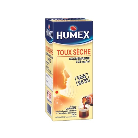 HUMEX TS OXOMEM 0,33MG/ML S/S150ML — Pharmacie Belgrand Tenon