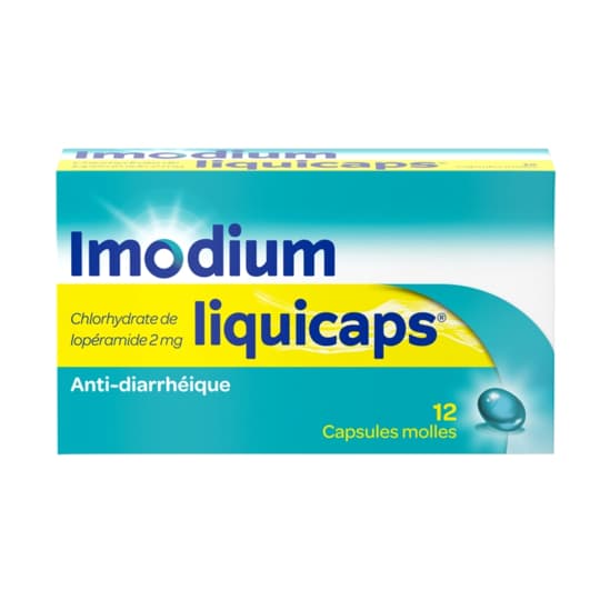 IMODIUMLIQUICAPS 2MG CAPSULES 12 — Pharmacie Pharmagreen Boucicaut