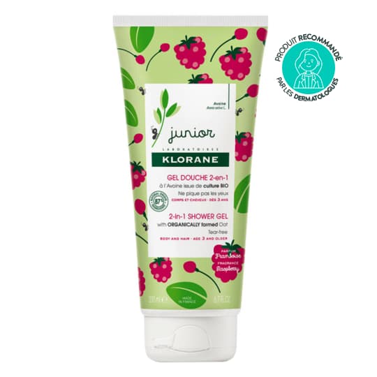 KLORANE JUNIOR GEL DCH FRAMB200ML — Pharmacie Centrale Gallieni