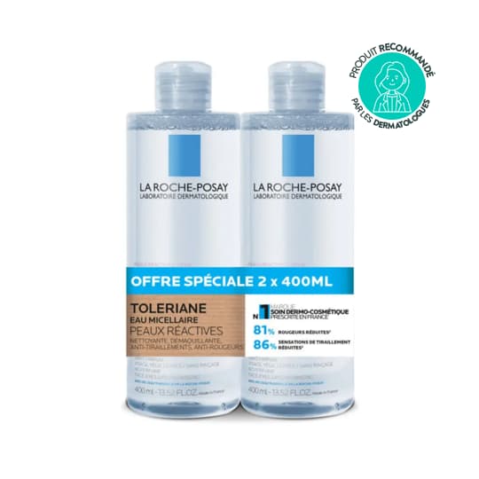 TOLERIANE EAU MICEL PX REACT400ML2 — Pharmacie St Honoré - Amiens