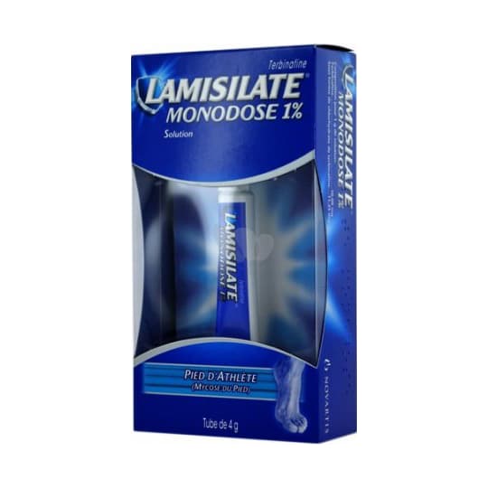 LAMISILATE MONODOSE 1% SOL TUB 4G — Pharmacie Val de l'Aurence Limoge