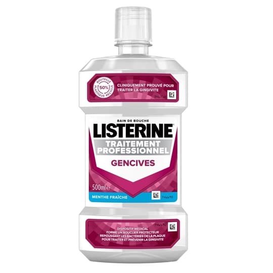 LISTERINE B/BOUC PRO GENCIVE 500ML — Pharmacie Pharmagreen Boucicaut
