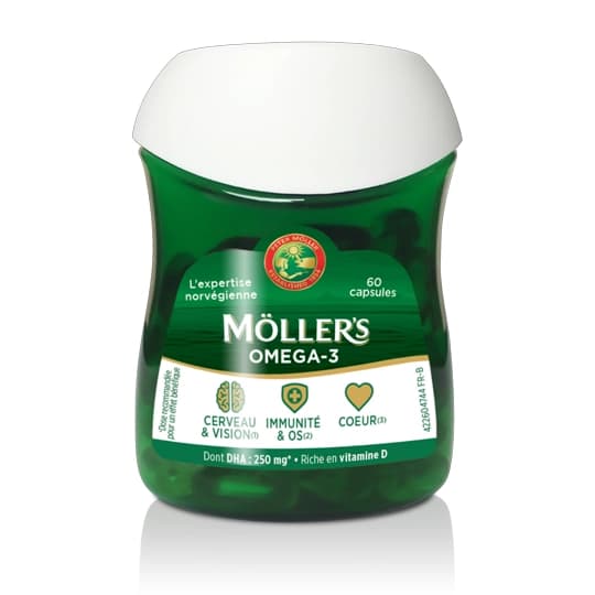 MOLLER'S OMEGA3 DOUBLE GELUL 60 — Pharmacie de Saint-Ouen - Saint-Ouen-de-Thouberville