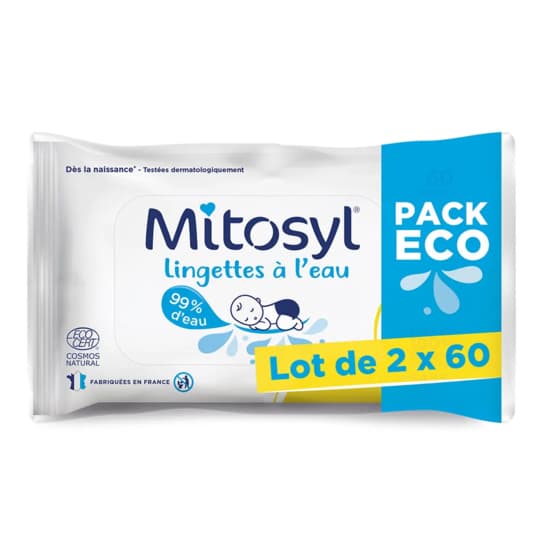 MITOSYL LINGETTE A L'EAU 60X2 — Pharmacie Riviera