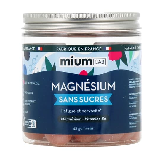 MIUMLAB S/SUC MAGNESIUM GUMMIE 42 — Pharmacie Ammar