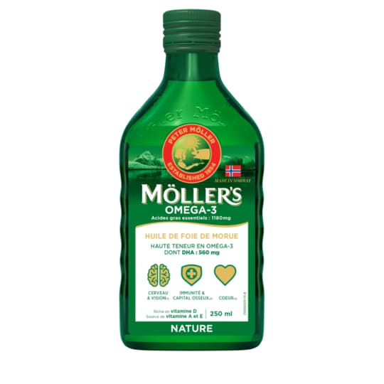 MOLLER'S HLE FOIE MORUE 250ML — Pharmacie de Saint-Ouen - Saint-Ouen-de-Thouberville