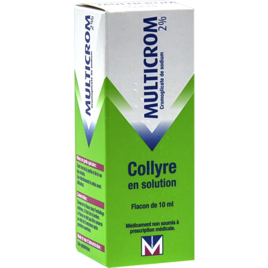 MULTICROM 2% COL 10ML — Pharmacie porte de la villette