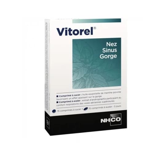 Nhco Vitorel Nez Sinus Gorge Comprime 30 — Pharmacie De Mailloles