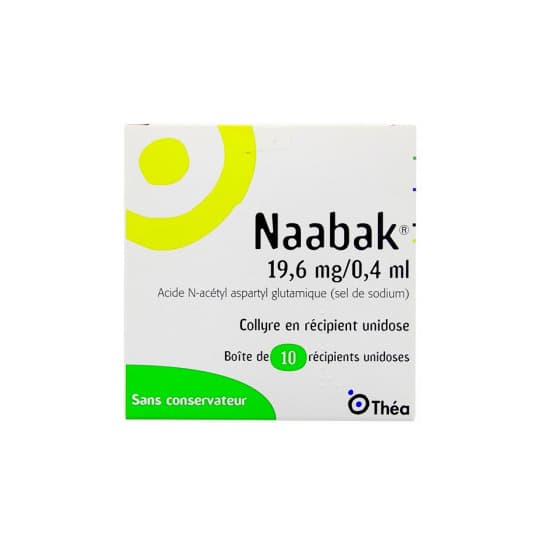 NAABAK 19,6MG/0,4ML COL UNIDOSE 10 — Pharmacie Européenne 24/24 de la place de clichy