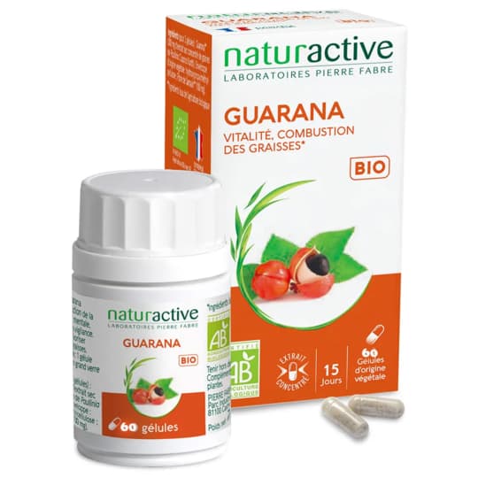 NATURACTIVE GUARANA BIO GELUL 60 — Pharmacie de Saint-Ouen - Saint-Ouen-de-Thouberville