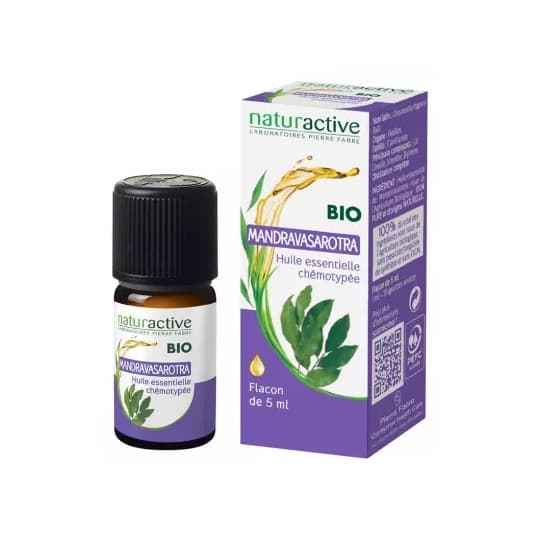 Naturactive Huile Essentielle Bio Huile essentielle de mandravasarotra pour diffuseur. fl 5 ml — Pharmacie du Métro - Antony