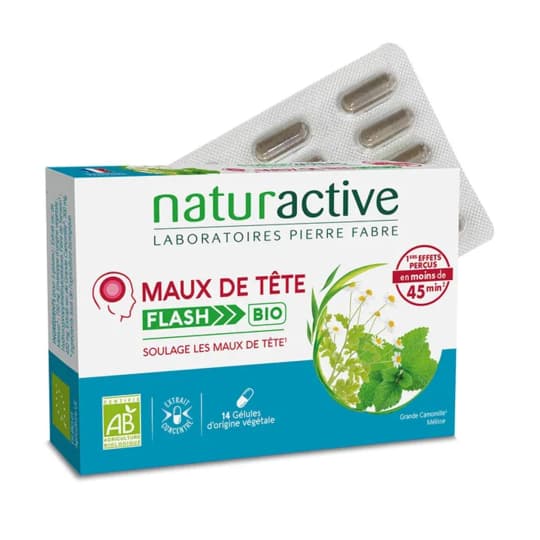 NATURACTIVE MAUX DE TETE GELUL 14 — Pharmacie Tocaven - Bordeaux