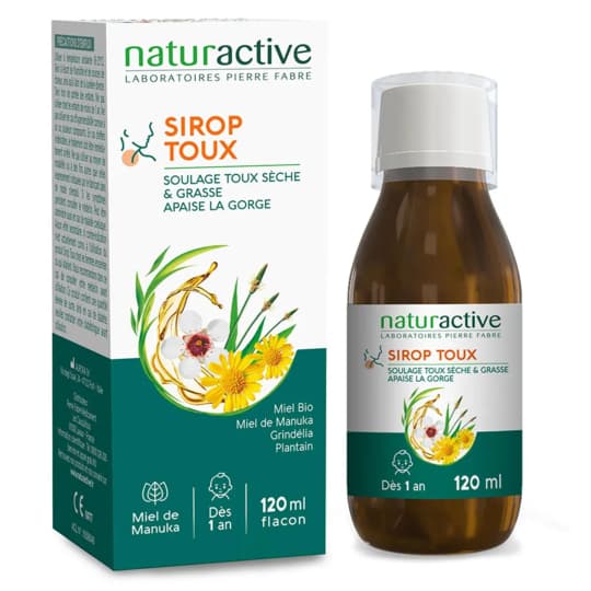 Naturactive Sirop Pour La Toux Grasse Et Seche 120ml