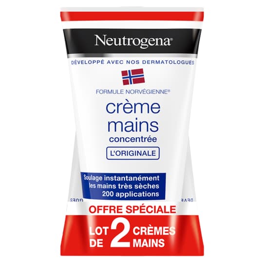 Neutrogena creme mains parfumee, 2 x 50 ml — Pharmacie Pharmagreen Boucicaut