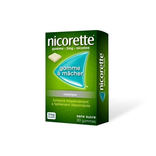 NICORETTE 2MG GOMME SS 30 — Pharmacie Belgrand Tenon