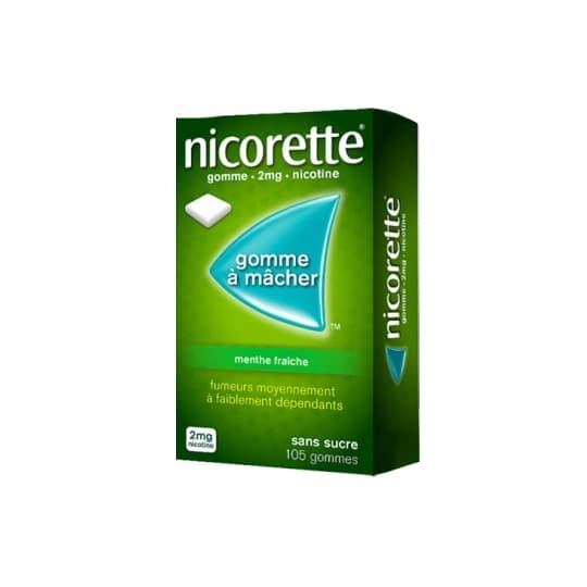 NICORETTE 2MG GOMME MENT FR SS 105 — Pharmacie Pharmavance Escudier