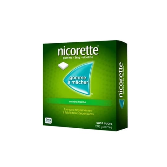 NICORETTE 2MG GOMME MENT FR SS 210 — Pharmacie Ropars - Brest