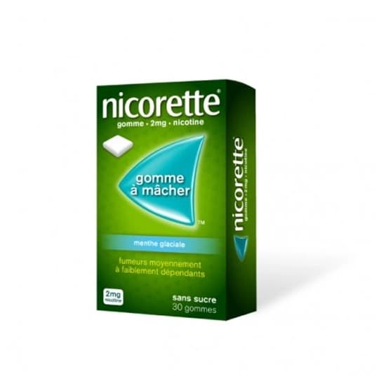 NICORETTE 2MG GOMME MENT GLA SS 30 — Pharmacie Pharmagreen Boucicaut