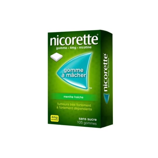 NICORETTE 4MG GOMME MENT FR SS 105 — Pharmacie du port st-Maxime