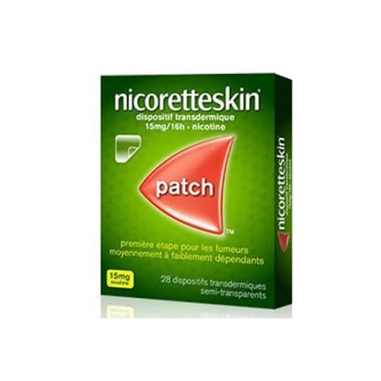 NICORETTESKIN 15MG/16H D/TRANSD 28 — Pharmacie centrale de la Villette 93 Pharmacie de garde 24h/24